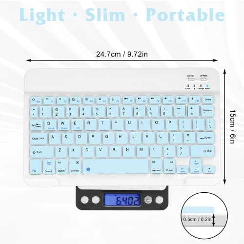 Ultra-Slim Bluetooth Rechargeable Keyboard - US Bluetooth