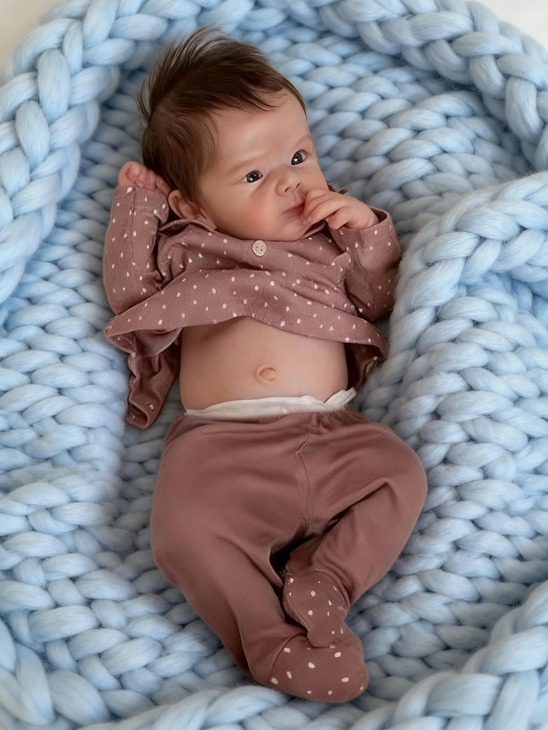 Reborn Baby Doll - 18 inches Full Silicone Vinyl Girl