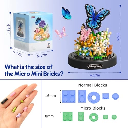 Flower Bouquet Building Set - 2 pcs