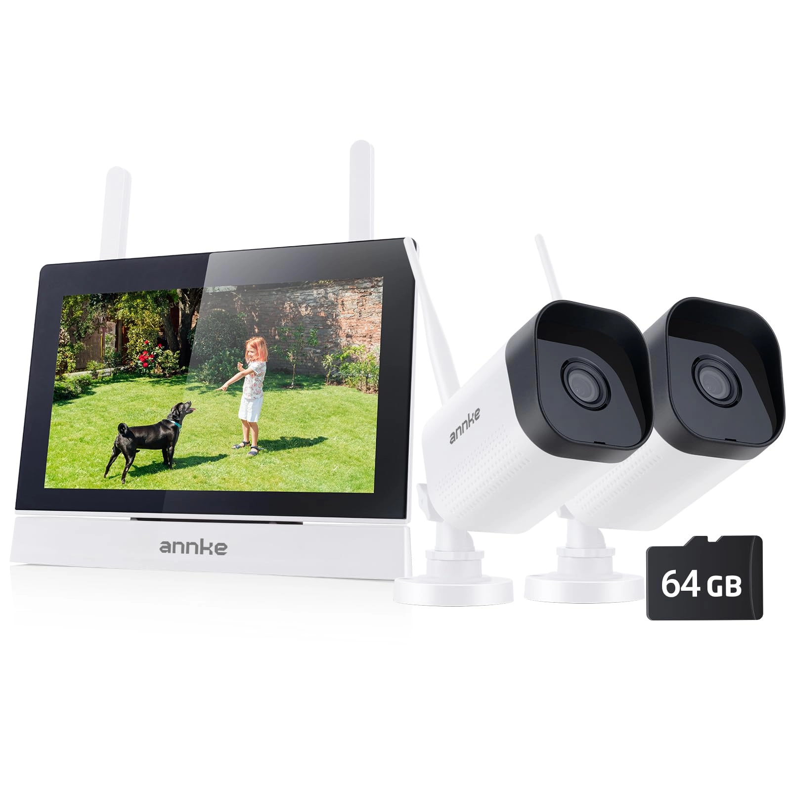 Annke N44WET0-72GK-V2-OP - 2Pcs 4CH 3MP