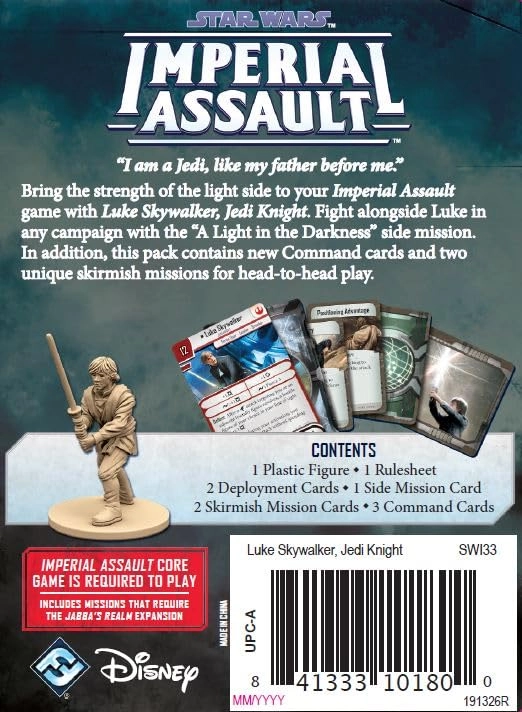 Star Wars: Imperial Assault - Luke Skywalker, Jedi Knight