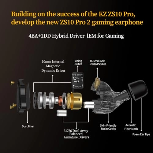 ZS10 PRO 2 Wired Earbud