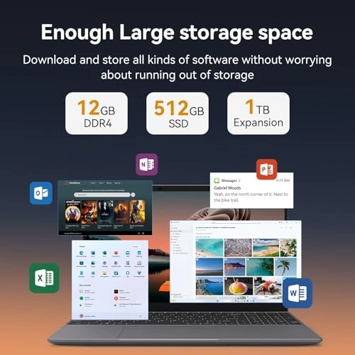 NJP1561P - 15.6'' 512GB 12GB Celeron N