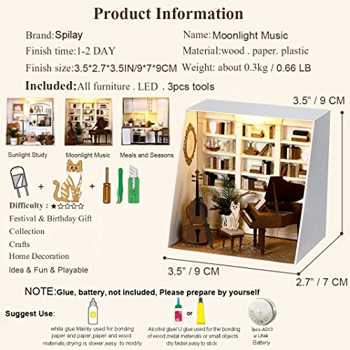 DIY Miniature Dollhouse Kit - 124 scale