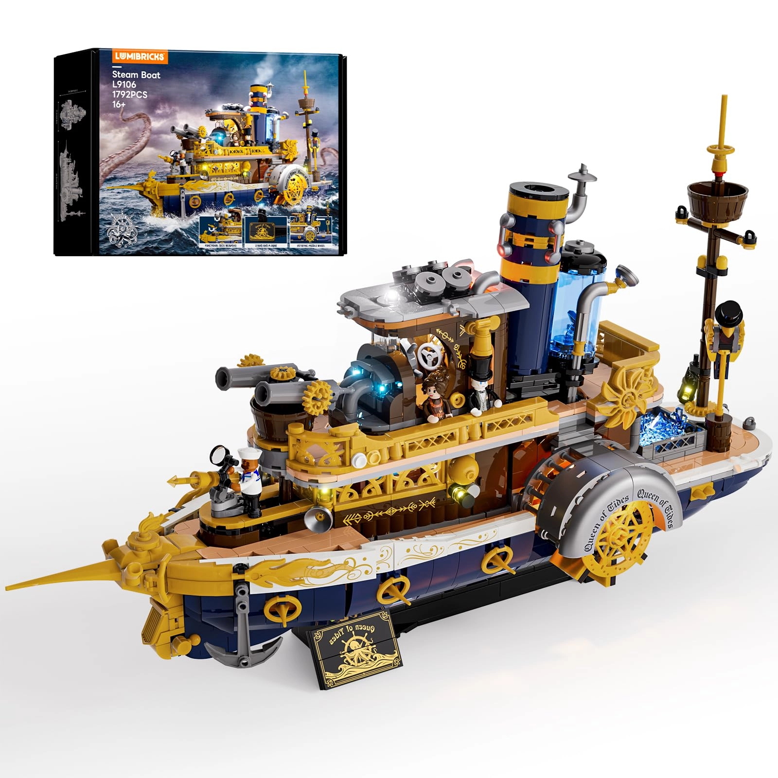 Lumibricks Steampunk Steamship (11016-EU)