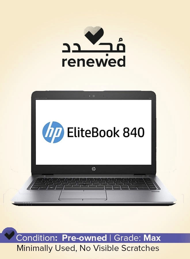 HP (Renewed) Elitebook 840 G3 T6F44UT - 14'' i5-6200U 8GB DDR4 256GB SSD