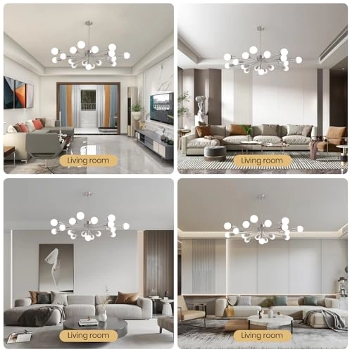 Sputnik Pendant Chandelier - Dimmable