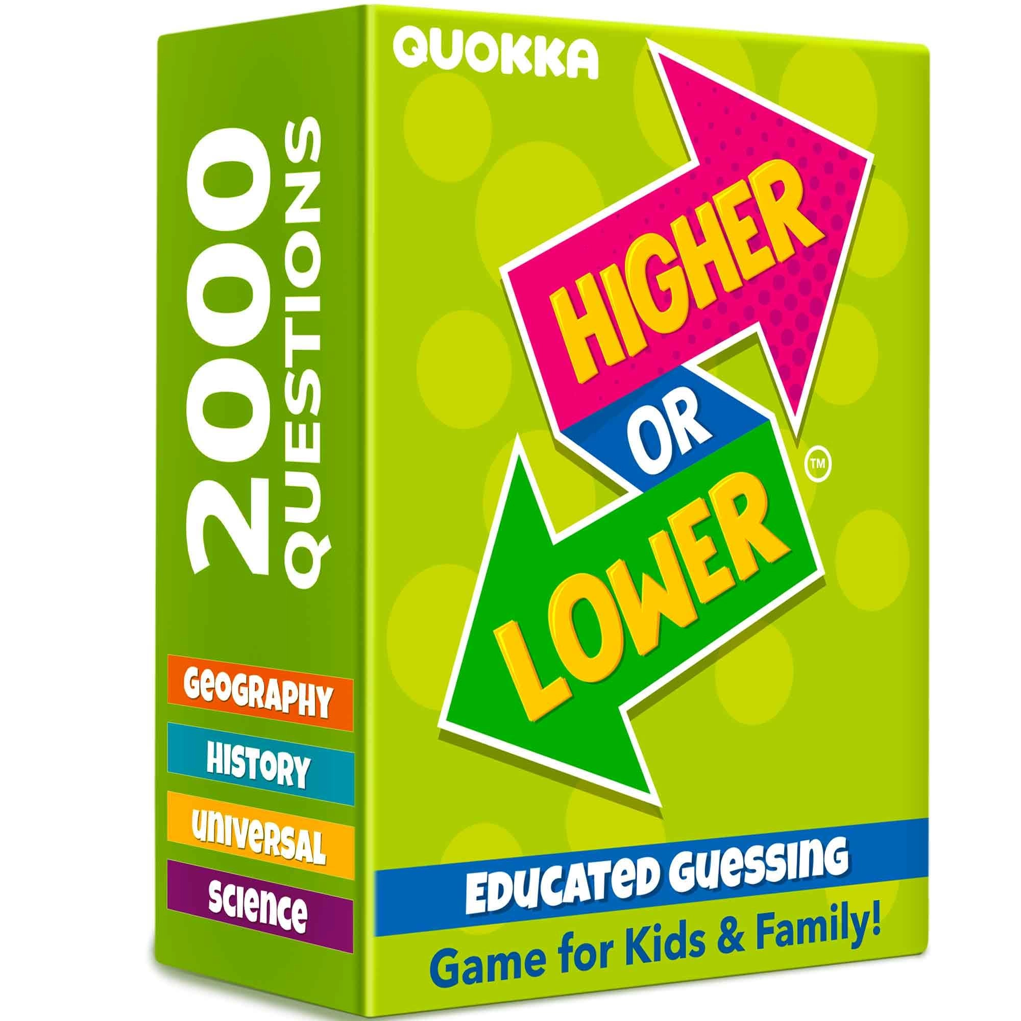 Higher or Lower - 4xSet Card Game
