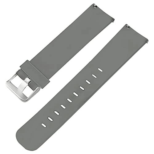 Watch Band for Inbase Urban Lite M 20mm - Silicone Quick Release Grey