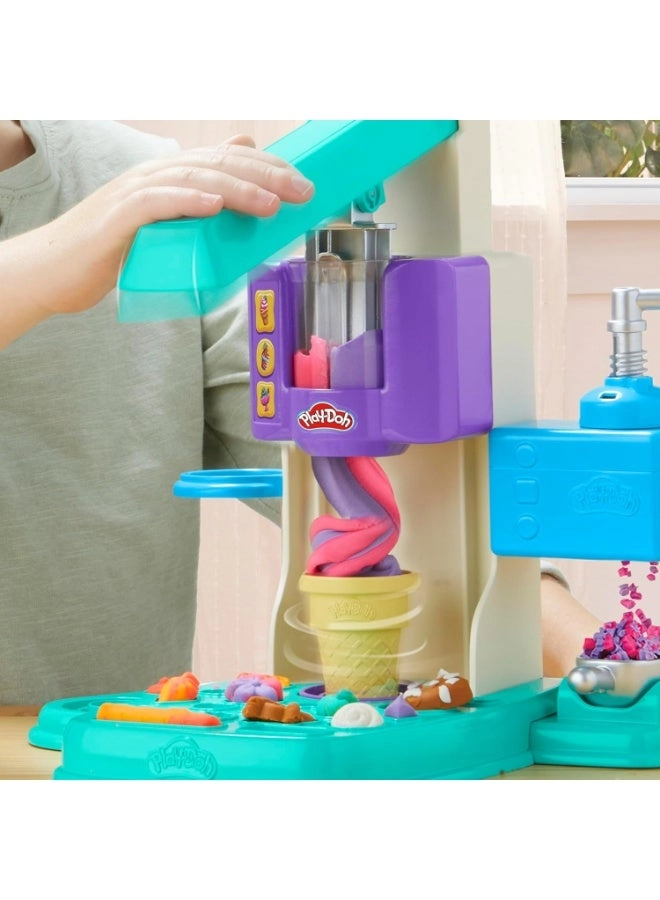 Rainbow Swirl Ice Cream Playset - 7 pcs