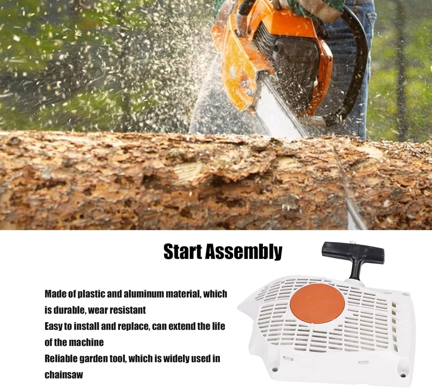 Pull Starter Assy - Chainsaw Replacement