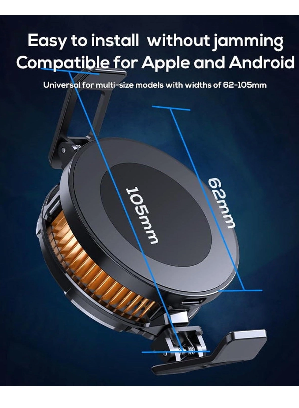 CX07 - 2.83-3.66 inches Black+RGB