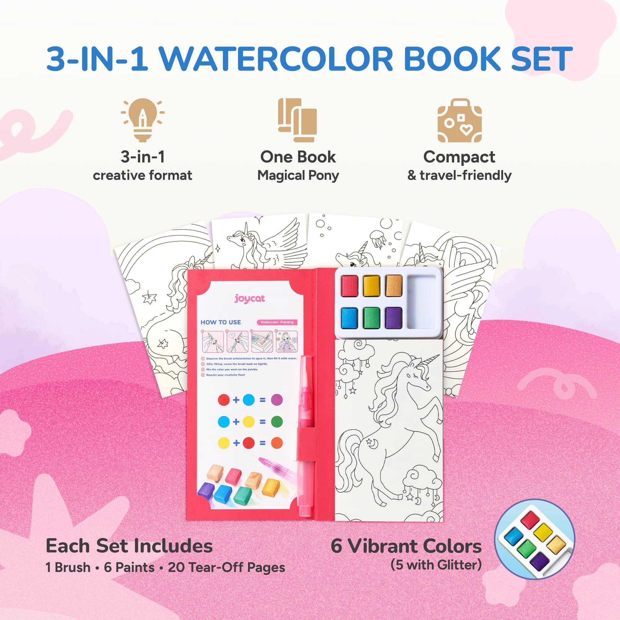 Pocket Paint - 1 Count Brush Paint Paper