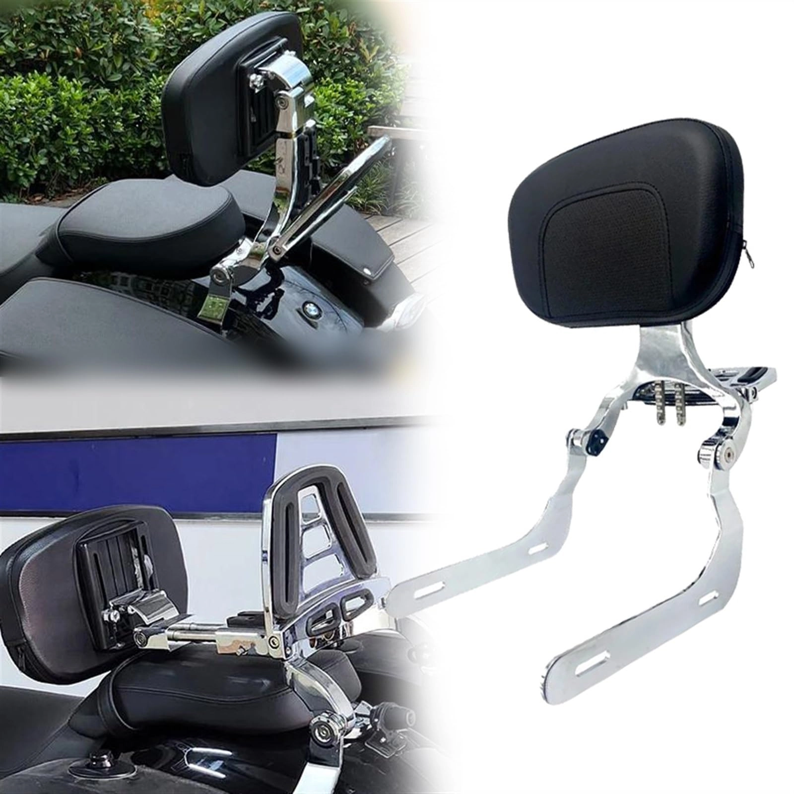 Backrest Cushion Driver Sissy Bar - BMW R18 100 Years