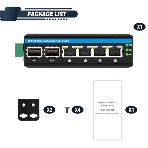 4Port POE Gigabit Switch 6-ports