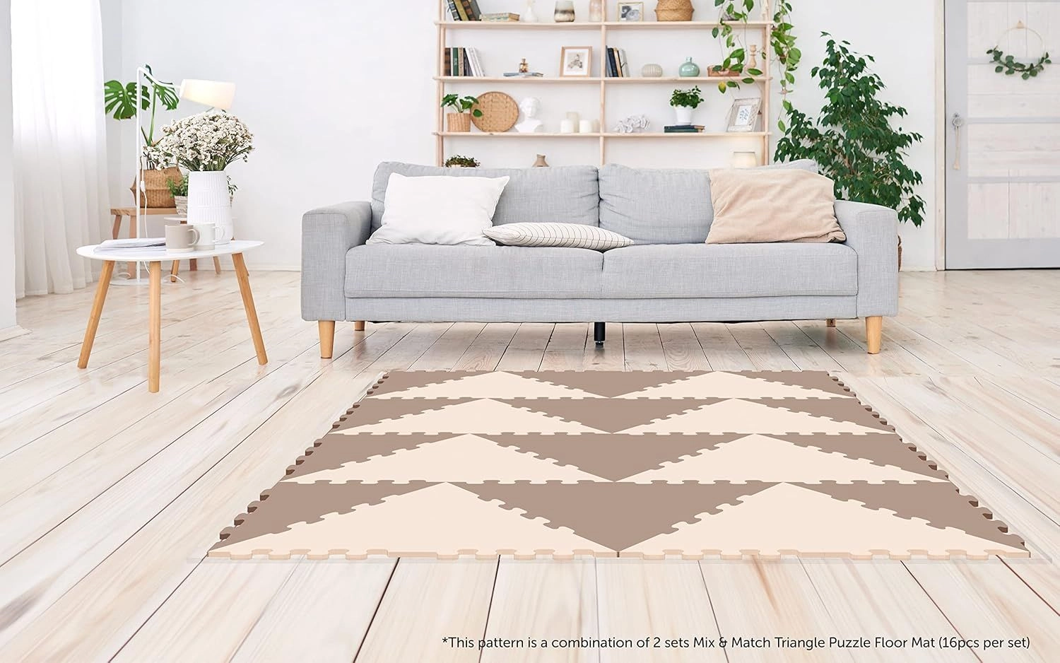 Triangle Puzzle Floor Mat - 10 Months