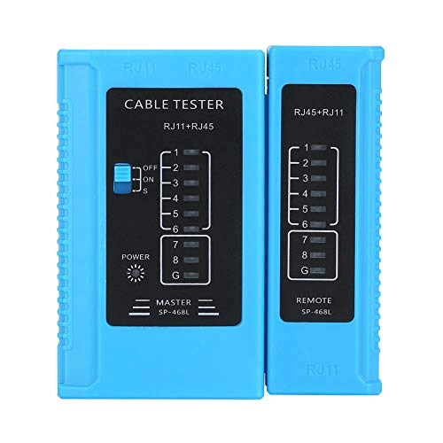 Qioni Network Cable Tester - RJ45 RJ11 Automatic Scan Model