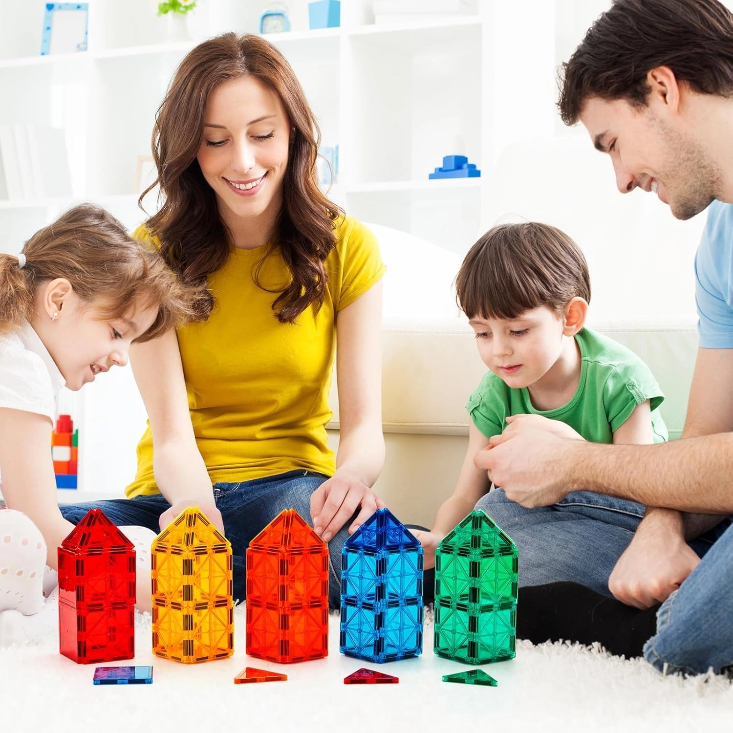 Magnetic Tiles - Basic Blocks 40pcs Construction