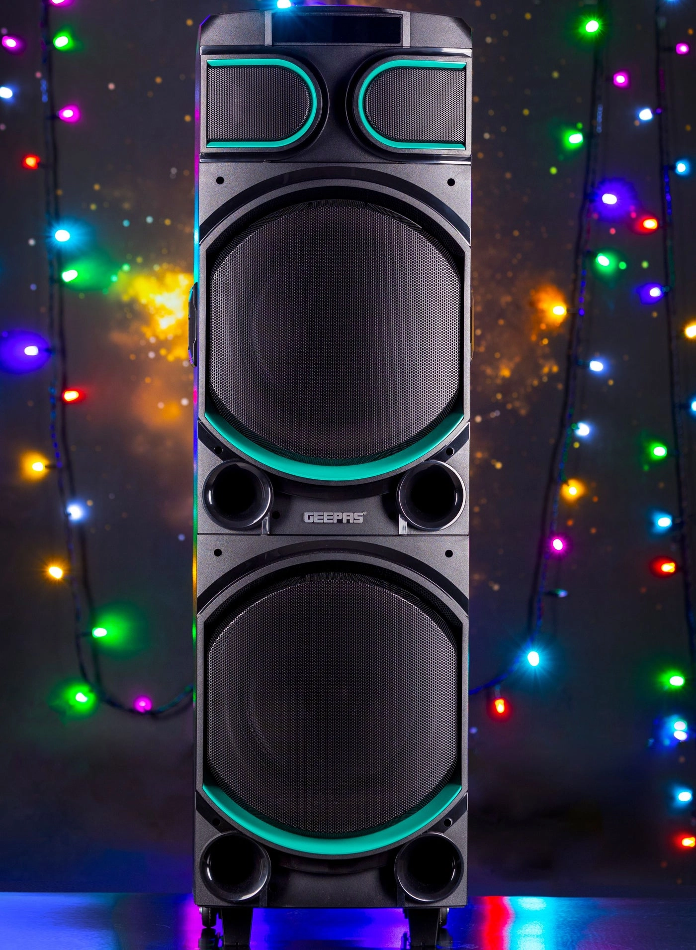 Rechargeable Professional Speaker With Remote Control And Microphone - 80000 W