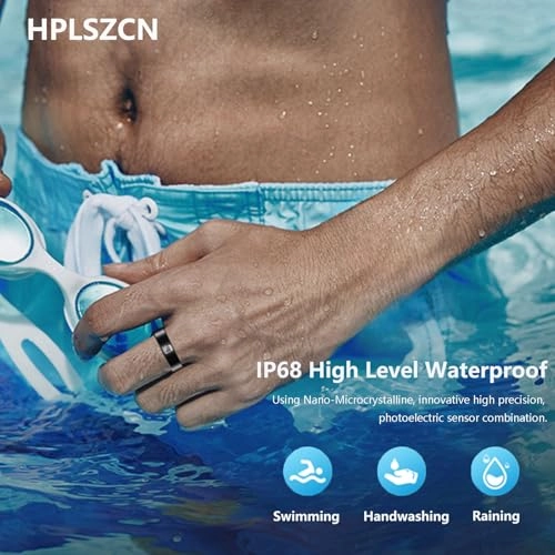 NFC Smart Ring - 24/7 Heart Rate Monitor IP68 Swimproof