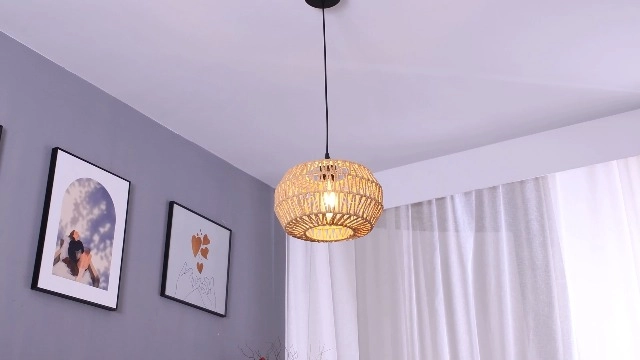 Rattan Chandelier