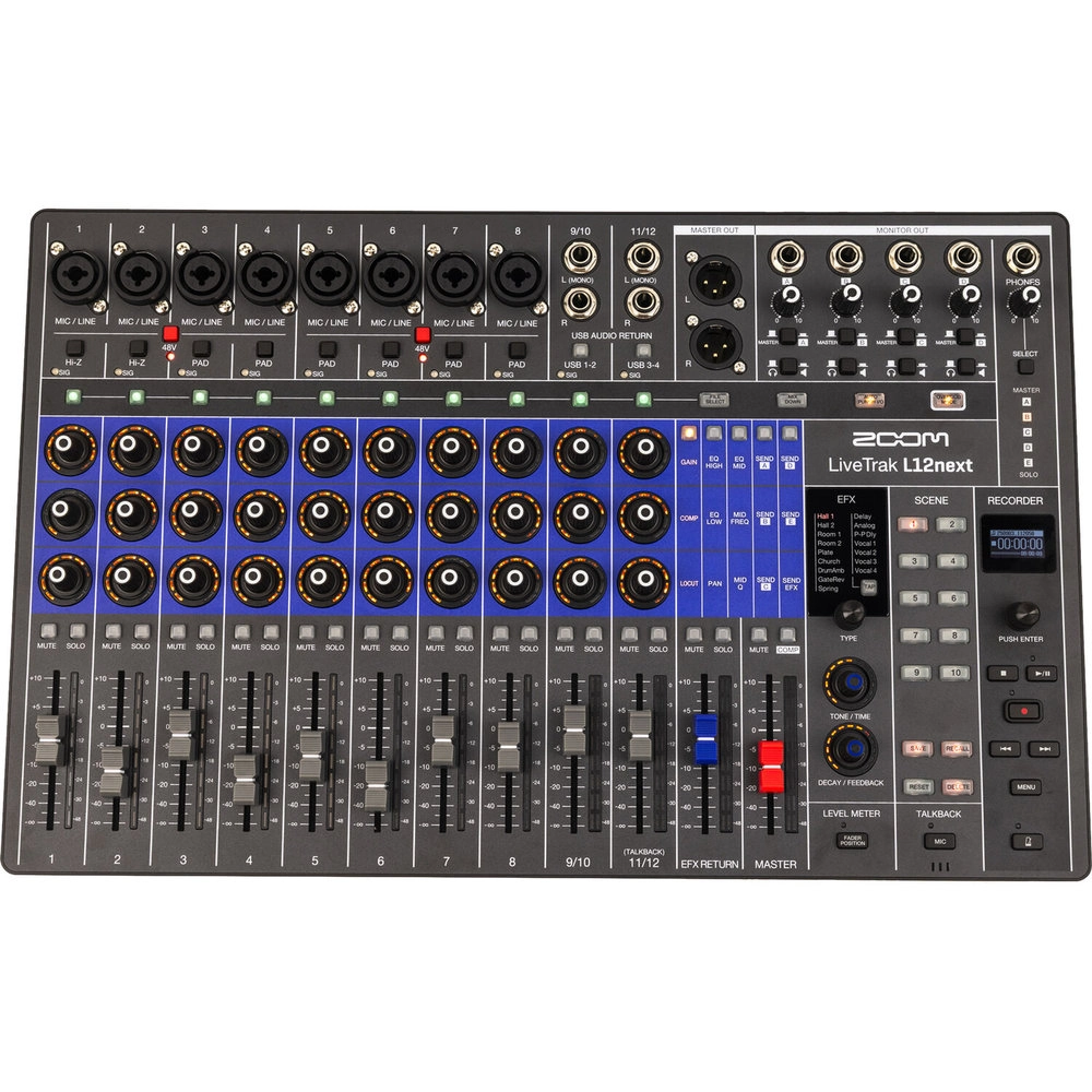 Zoom LiveTrak L-12 - 12 Channels