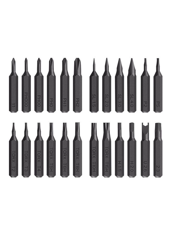 Magnetic Bits - 24-Piece 3.1x7.1x1.2 inch