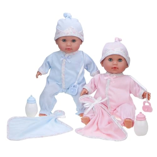 La Newborn Baby Doll - 12.5” Vinyl Boy & Girl