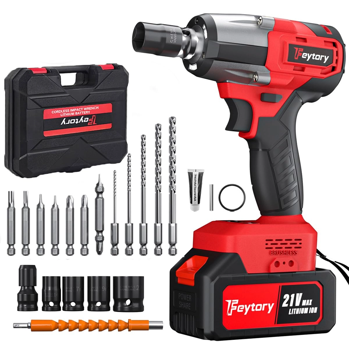 Impact Wrench WZ-WRENCH-FTUK20 - 550 Newton Meters 1/2"