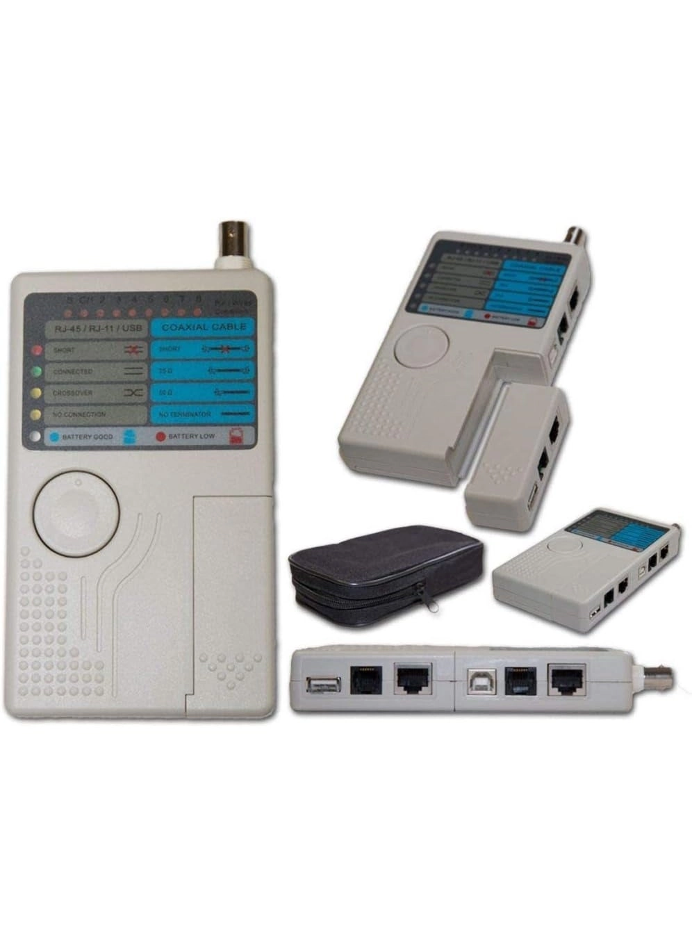 Lan Checker - RJ-45 RJ-11 BNC 1394 USB Local or remote test mode