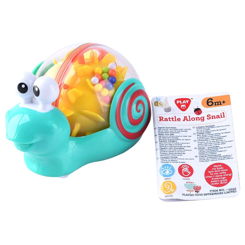 Rattle Along Snail - 9pcs
