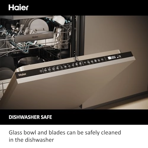 Mini Food Processor - 550W 2 Speeds Glass Bowl