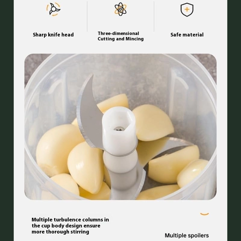 Mini Hand Crank Vegetable Chopper - 250ml