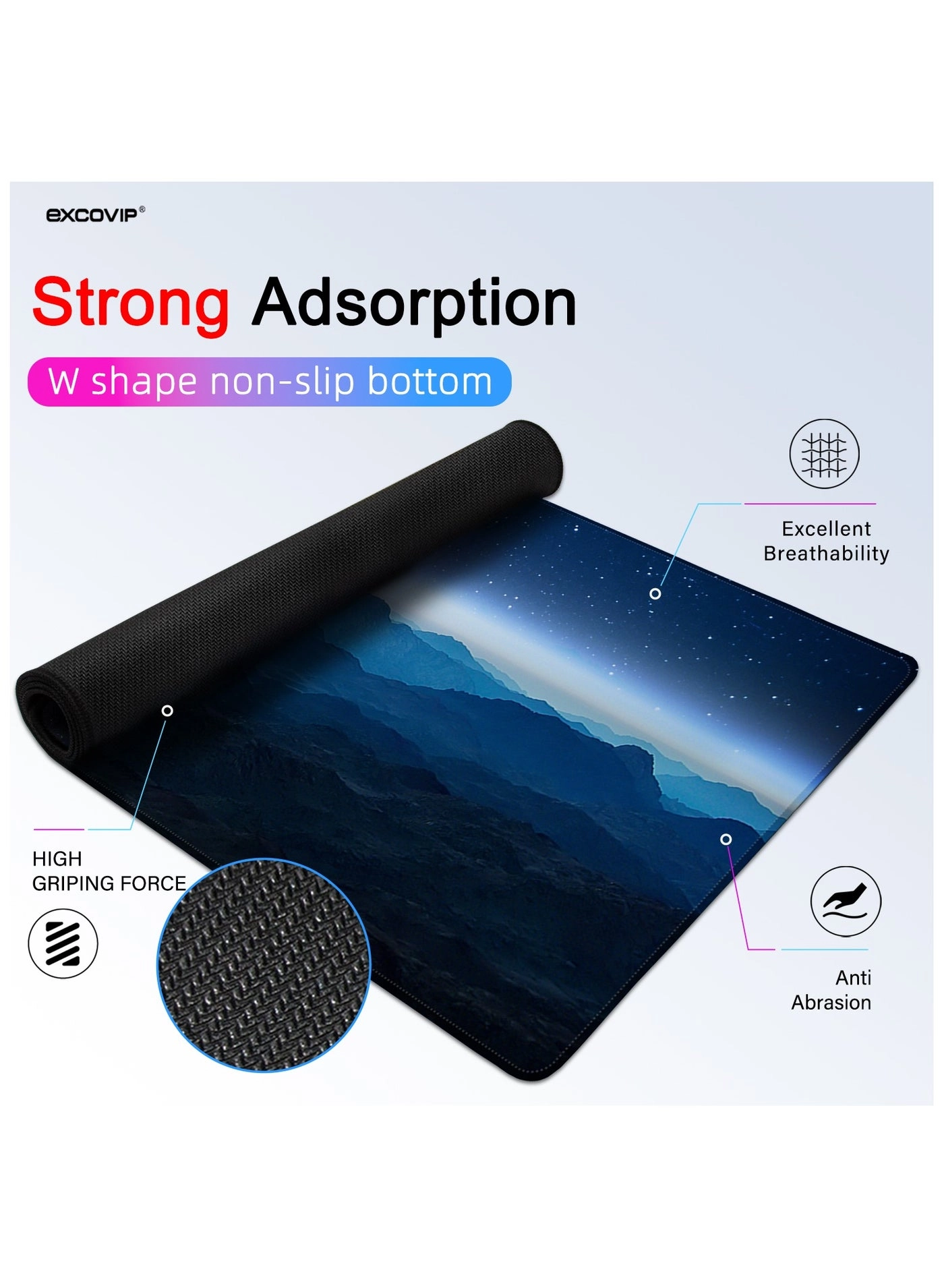 Extended XXL Gaming Mouse Pad - 90x40 cm