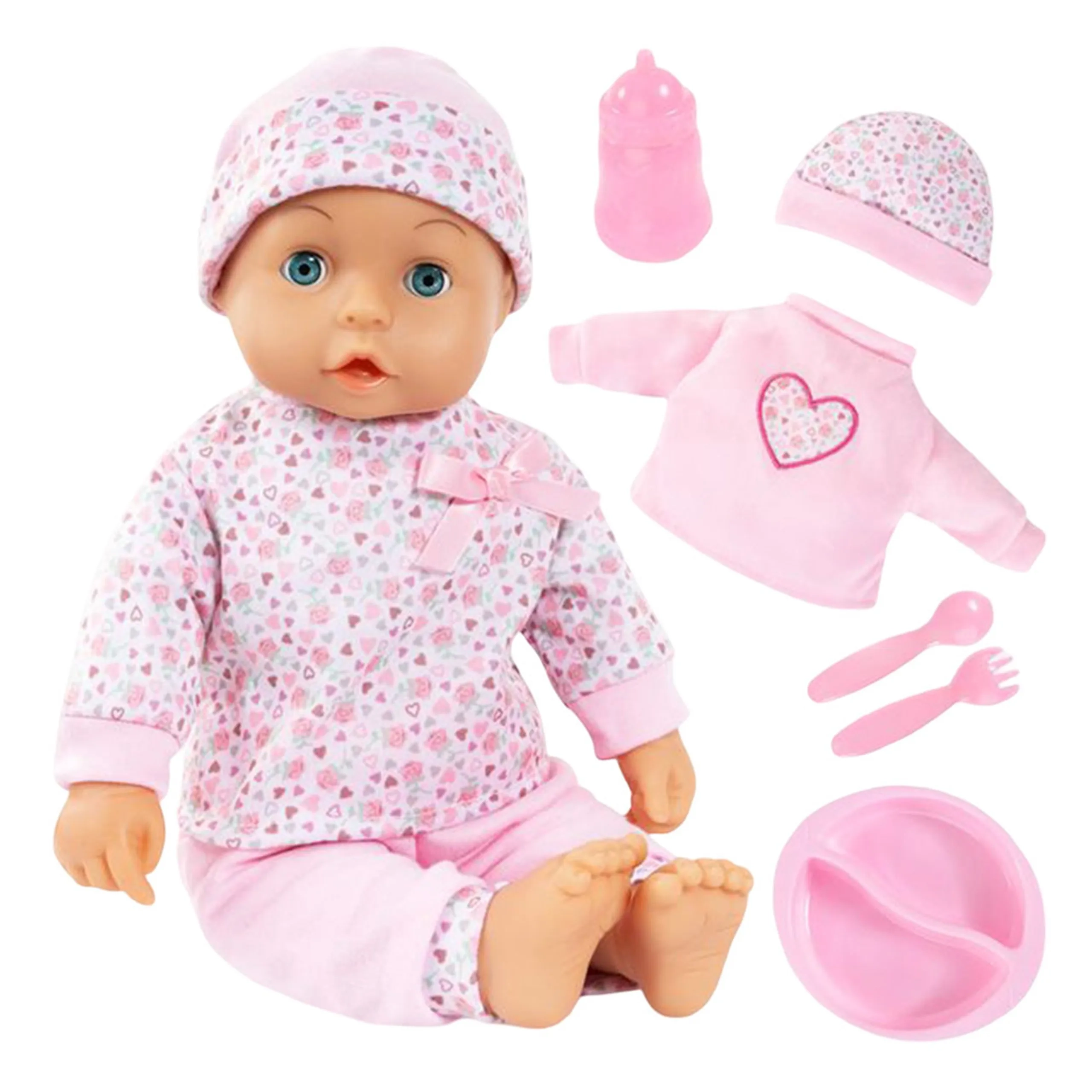 Bayer Baby Doll - 36 cm Soft-Bodied 9 Pc Set Ages 18 months+