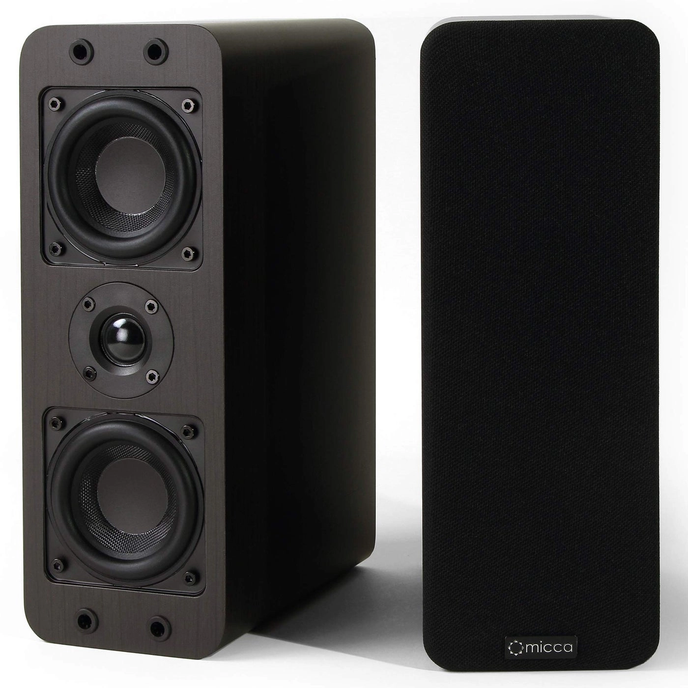 Micca OoO Passive Slim Bookshelf Speakers