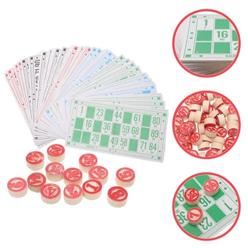 Russian Lottos - Wooden Travel Bingo Set