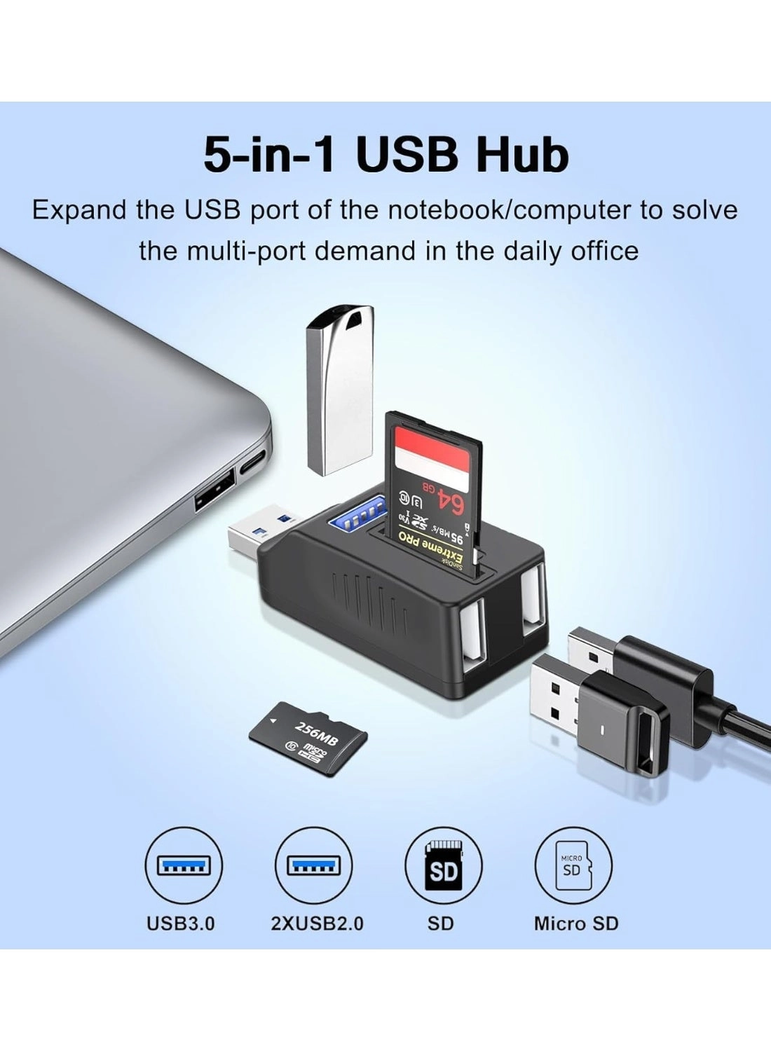 5-Port USB 3.0 Hub