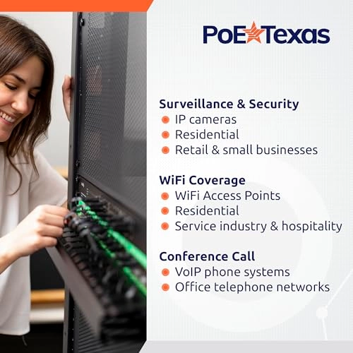 24 Port PoE+ Injector - 48-56 Volt 30 Watt 24 IEEE 802.3at 10/100/1000 Gigabit 700 Watt