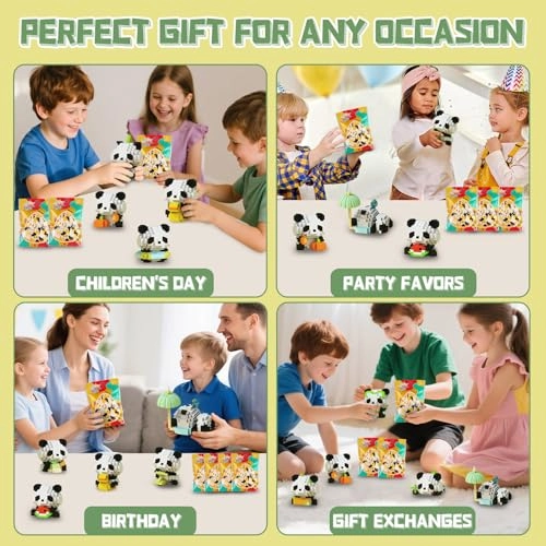 Panda Animals Set - 12Pack Party Favors