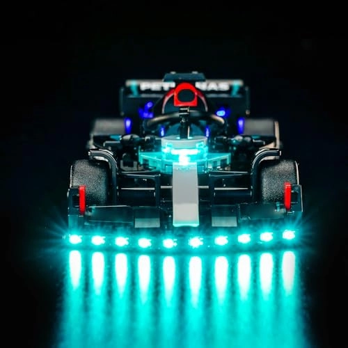 LED Light Set - Compatible with 77244 Mercedes-AMG F1 W15 Race Car USB Battery Powered