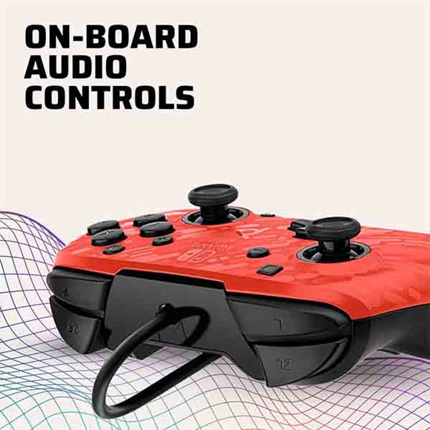 Nintendo Switch Faceoff Controller Camo Red
