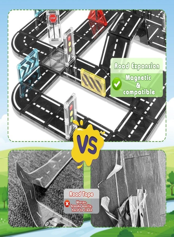 Magnetic Tiles Road Expansion - 48 pcs