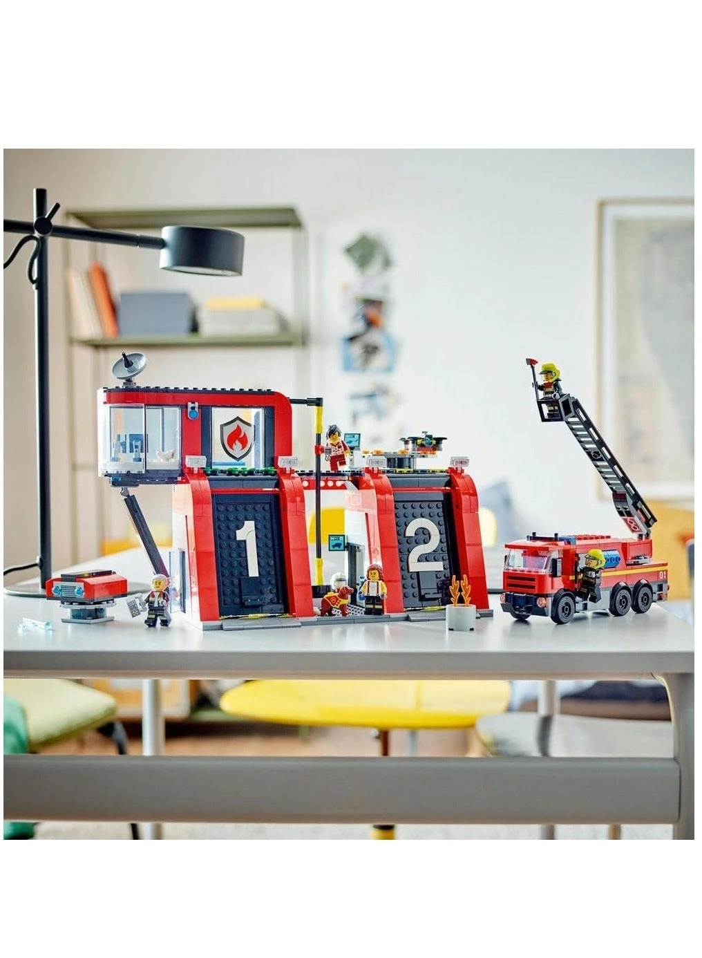 City Fire Station - Vehicle 7pcs