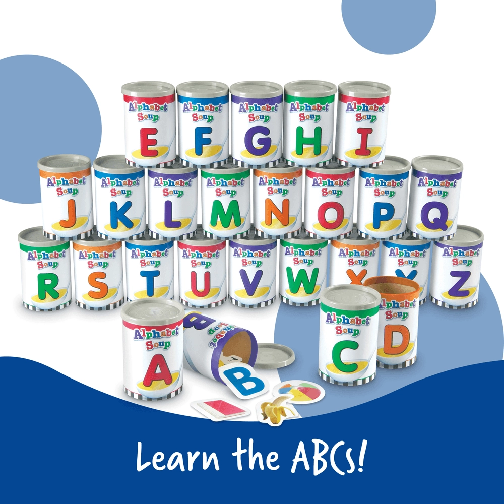 Alphabet Soup Sorters - 3 years and above 208 pieces