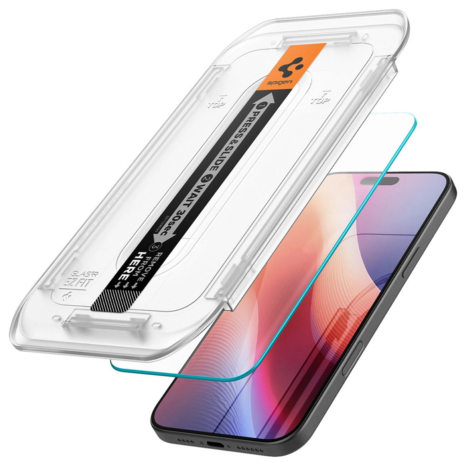 Clear Tempered Glass Screen Protector for iPhone 16 Pro