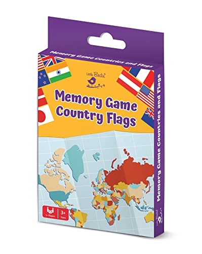 Memory Game Countries Flags Kit - 24 months and up 48 pieces