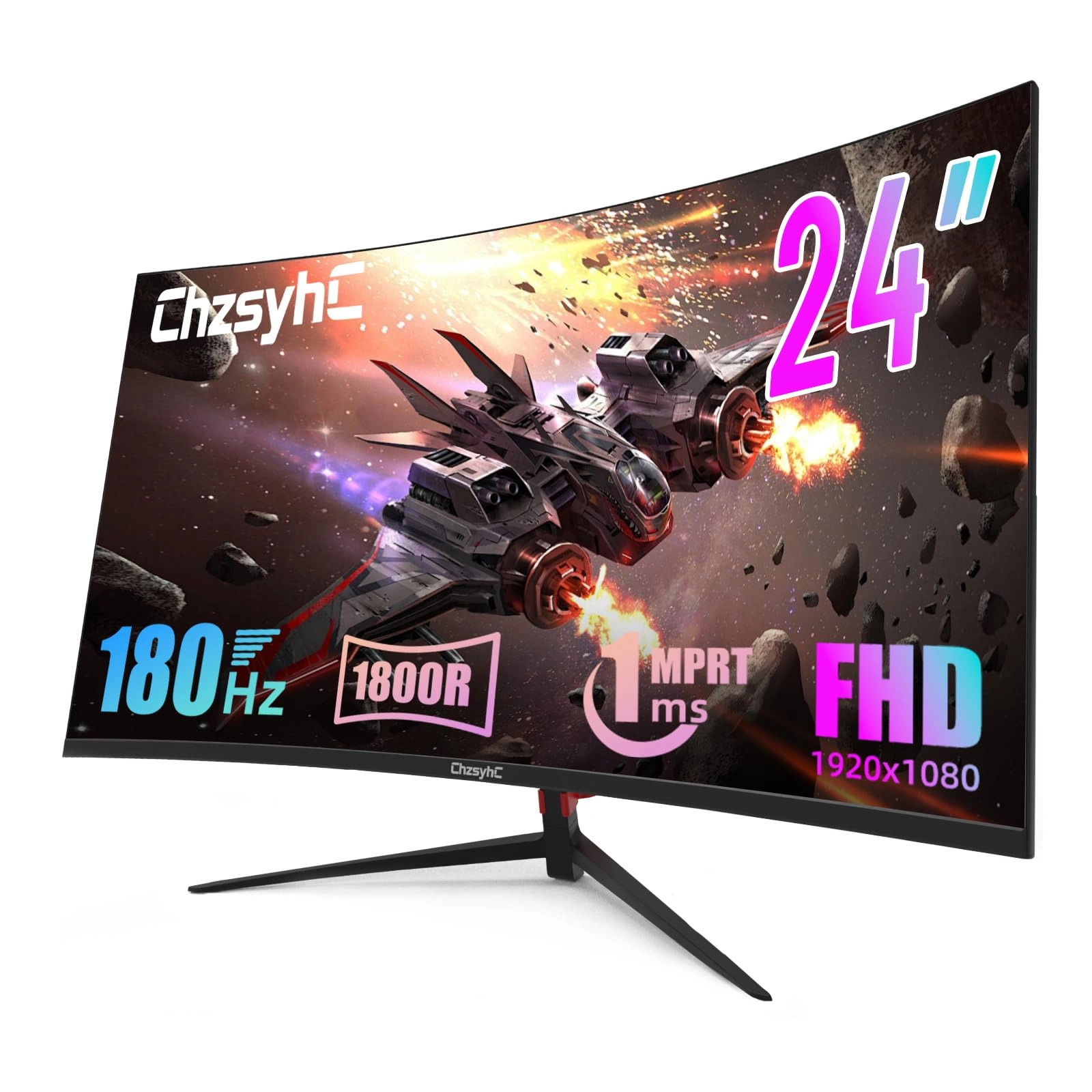ChzsyhC Curved Gaming Monitor - C240E1 24 Inch 1920 x 1080