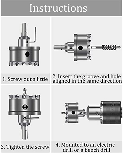 TCT Hole Saw - 50mm stainless steel
