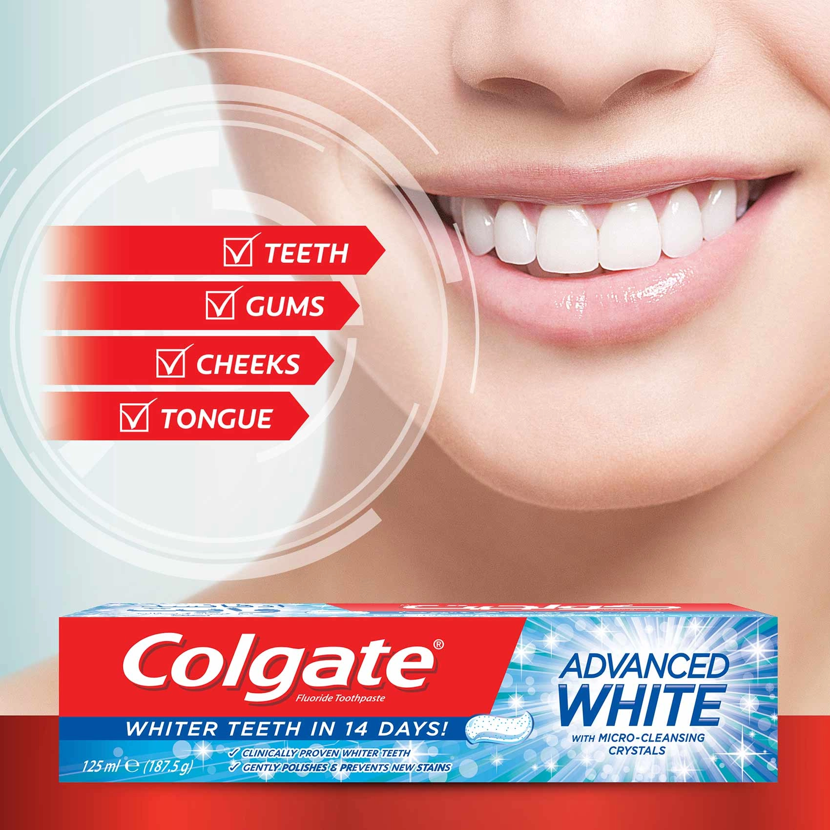 Advanced White Toothpaste 2 x 100 ml